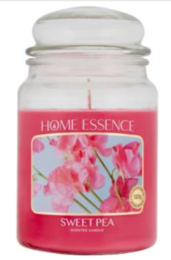 Home Essence Sweet Pea Candle 500G