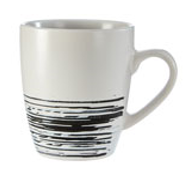 Nero Black and White Mugs Set Of 4