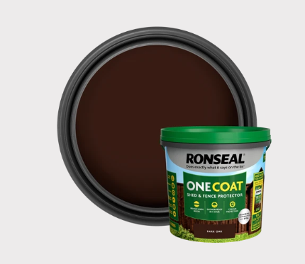 Ronseal Onecoat Shed &amp; Fence Protector Refill Pouch Dark Oak 950ml