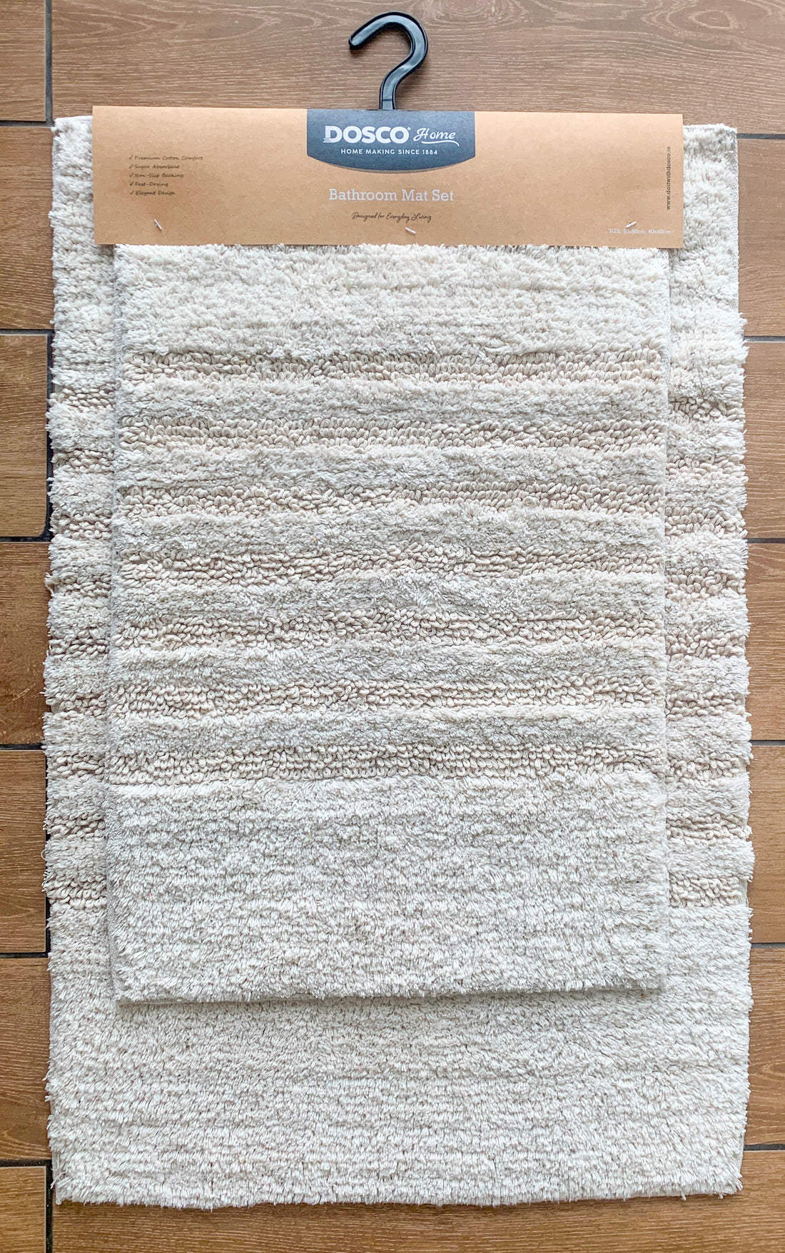 Dosco Home Bathroom Mat Set