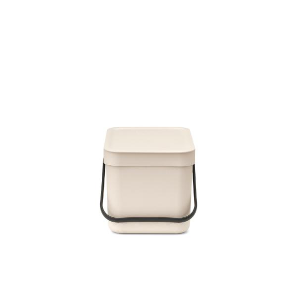 Brabantia Sort &amp; Go Waste Bin 6L Soft Beige