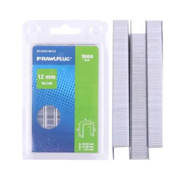 Rawlplug Rl140 Staples 12mm Pk 1000