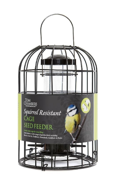 Tom Chambers Squirrel Proof/Cage Seed Feeder