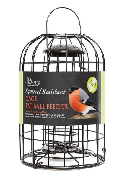 Tom Chambers Squirrel Proof/Cage Fat Ball Feeder