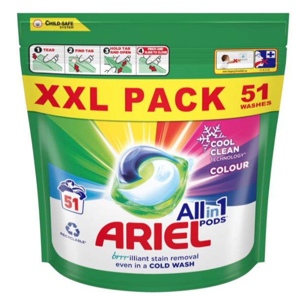 Ariel Colour Pods 51 Wash