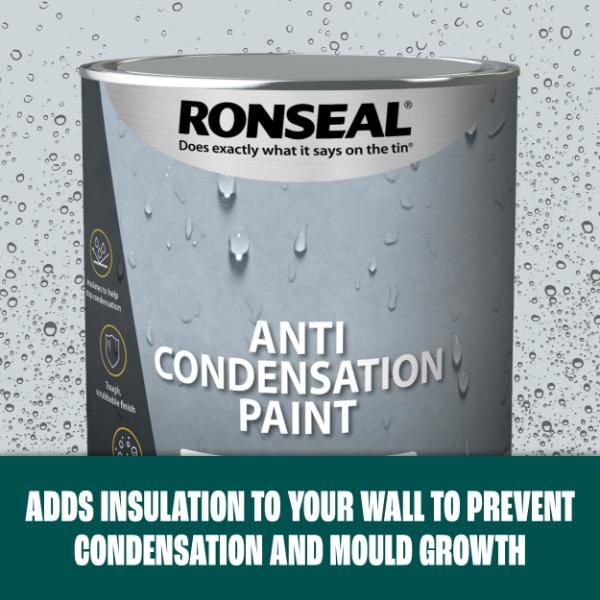 Ronseal Anti Condensation Paint White 2.5L – Co-Op Superstores