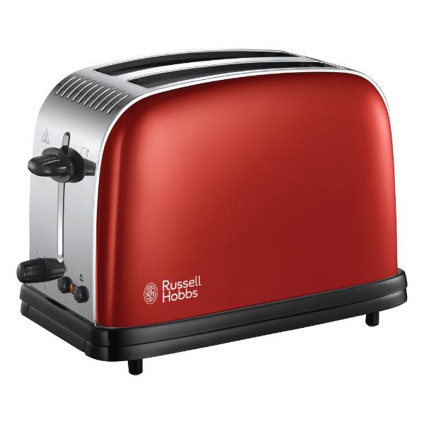Russell Hobbs Colours Plus 2 Slice Red Toaster