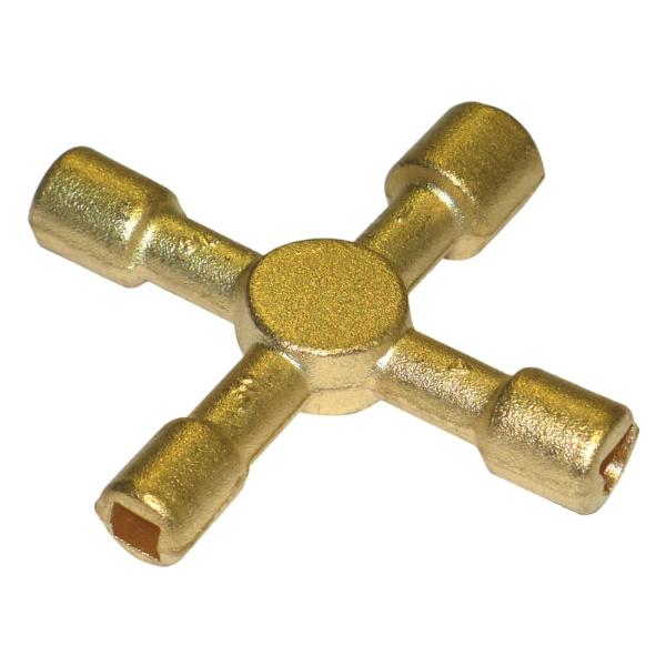 Tala Key Tala 4 Way Brass Service Key – Co-Op Superstores