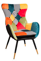 The Grange Interiors Patchwork Chair 66X77X102CM
