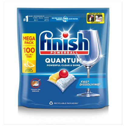 Finish Dishwasher Tabs - Quantum Lemon