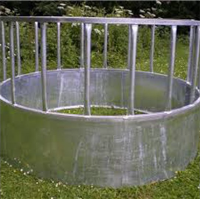 Moyfab 20 Hole Galvanised Cattle Round Feeder