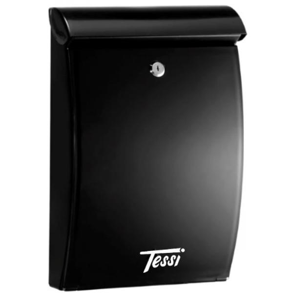 Tessi Black Plastic Mail Box