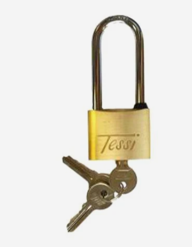 Tessi 2 X Solid Brass Padlock Ka, 50Mm
