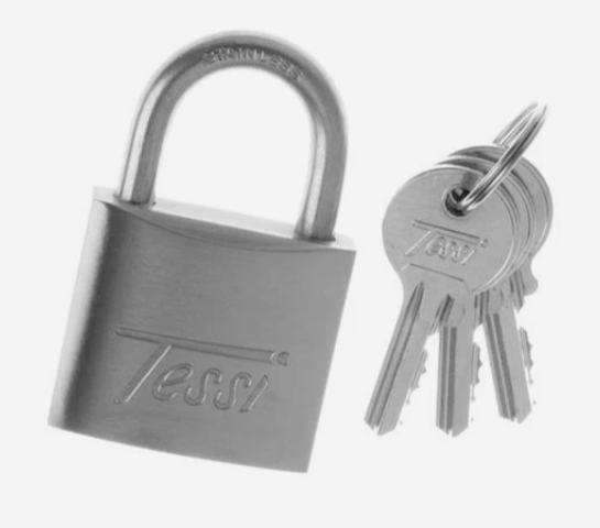 Tessi Stainless Steel Padlock, 30Mm