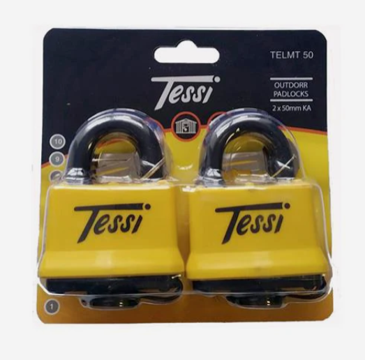 Tessi 2X40Mm Thermo Laminated Steel Locks Ka