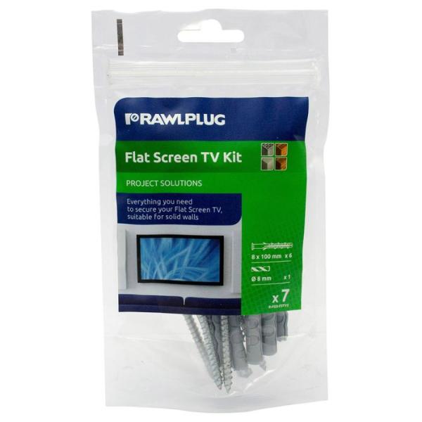 Rawl Flat Screen Tv Kit For Hollow Walls