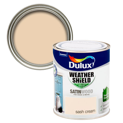 Dulux Exterior Satinwood Sash Cream 750Ml