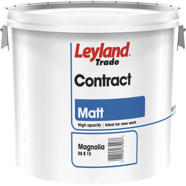 Leyland Trade Matt Interior Emulsion Paint Magnolia 10Lt