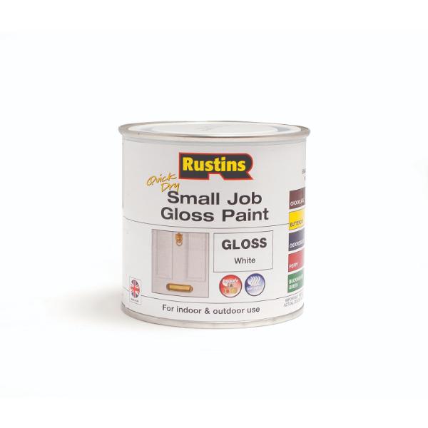 Rustins Small Jobs White Gloss Quick/ Dry 250ml