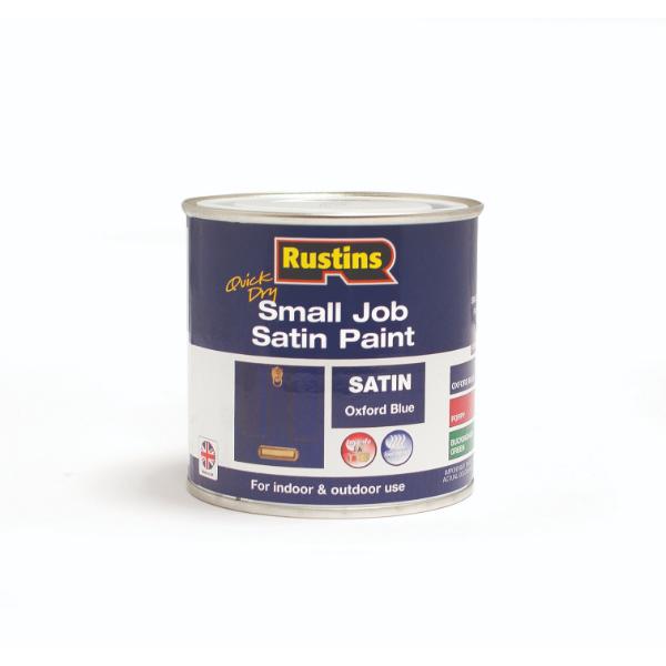 Rustins Small Jobs Oxford Blue Satin Quick/ Dry 250ml