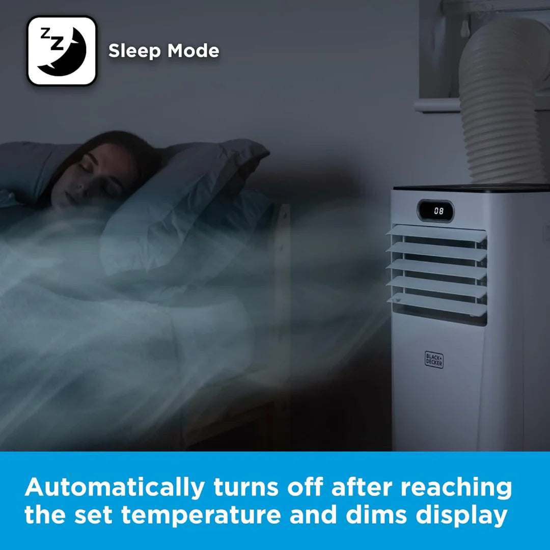 BLACK+DECKER 7K BTU Smart 3-in-1 Air Conditioner, 24hr Timer, Remote
Control