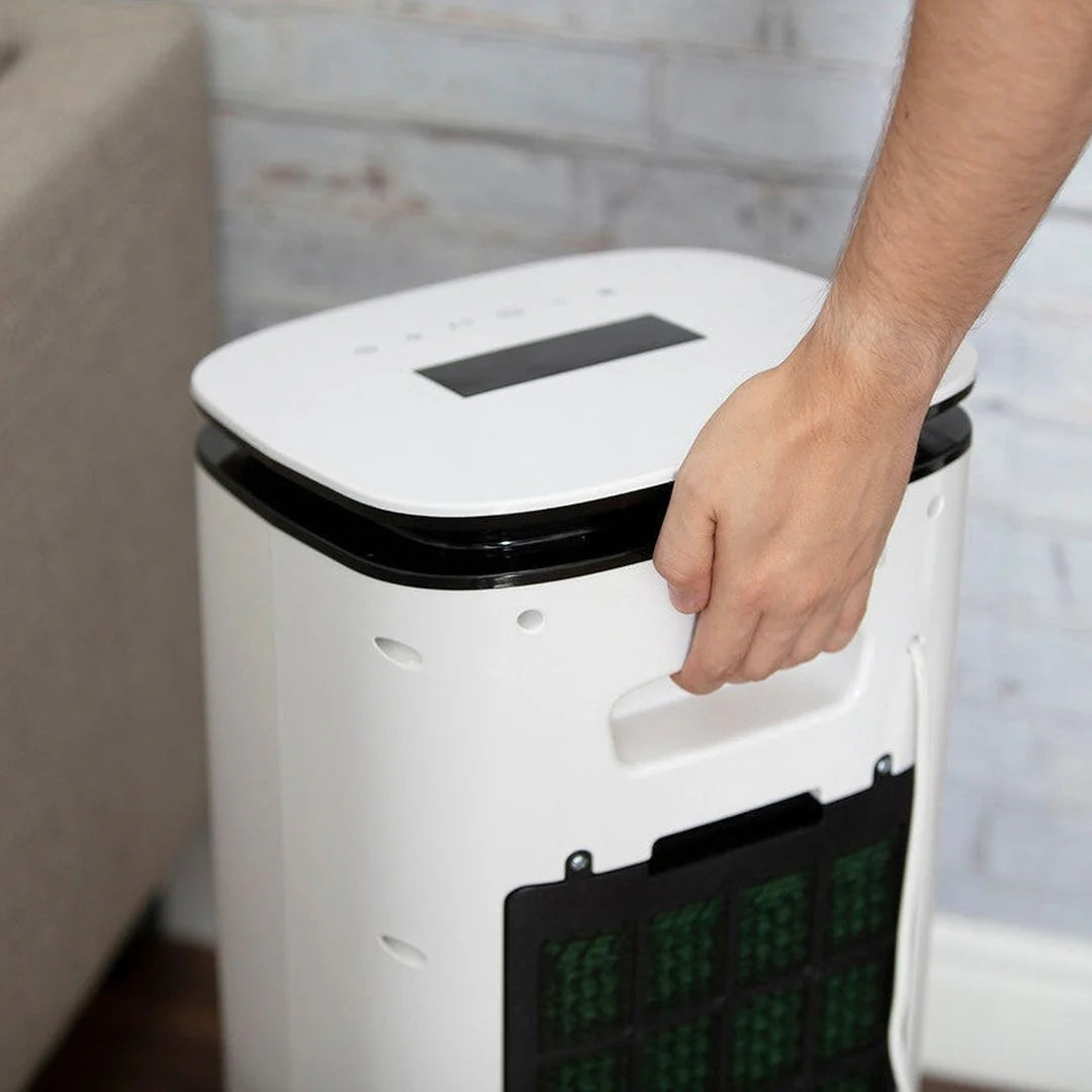 BLACK+DECKER 2-in-1 Air Cooler with 3 Speeds, 7 Litre Water Tank,
8hr Timer, Remote Control, White