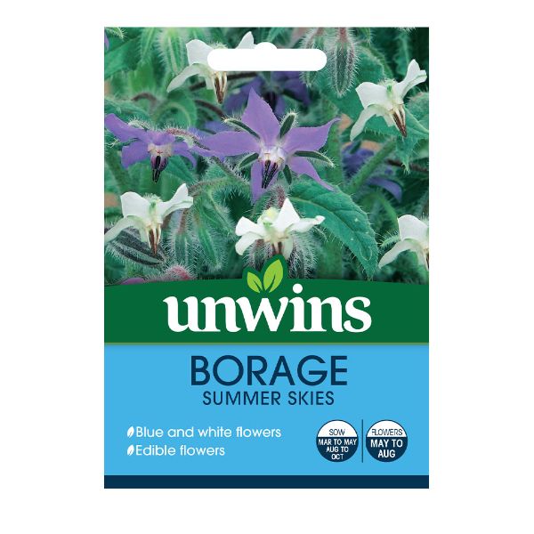 Unwins Seed Packet Borage Summer Skies