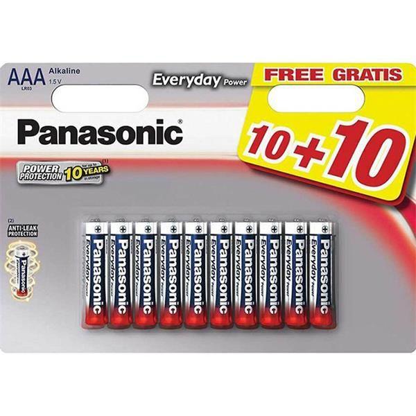 Panasonic Everyday Power AAA 10+10 Free