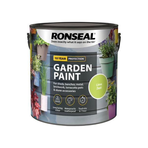Ronseal Garden Paint Lime Zest 2.5Lt