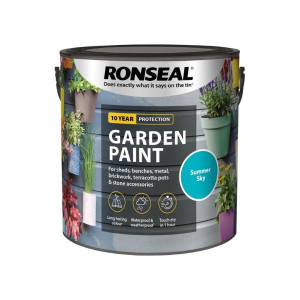 Ronseal Garden Paint Summer Sky 2.5Lt