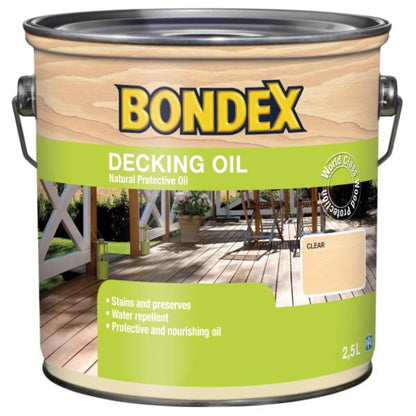 Bondex Decking Oil Clear 2.5L