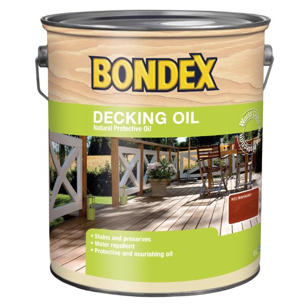 Bondex Decking Oil Red Mahogany 5L – Co-Op Superstores