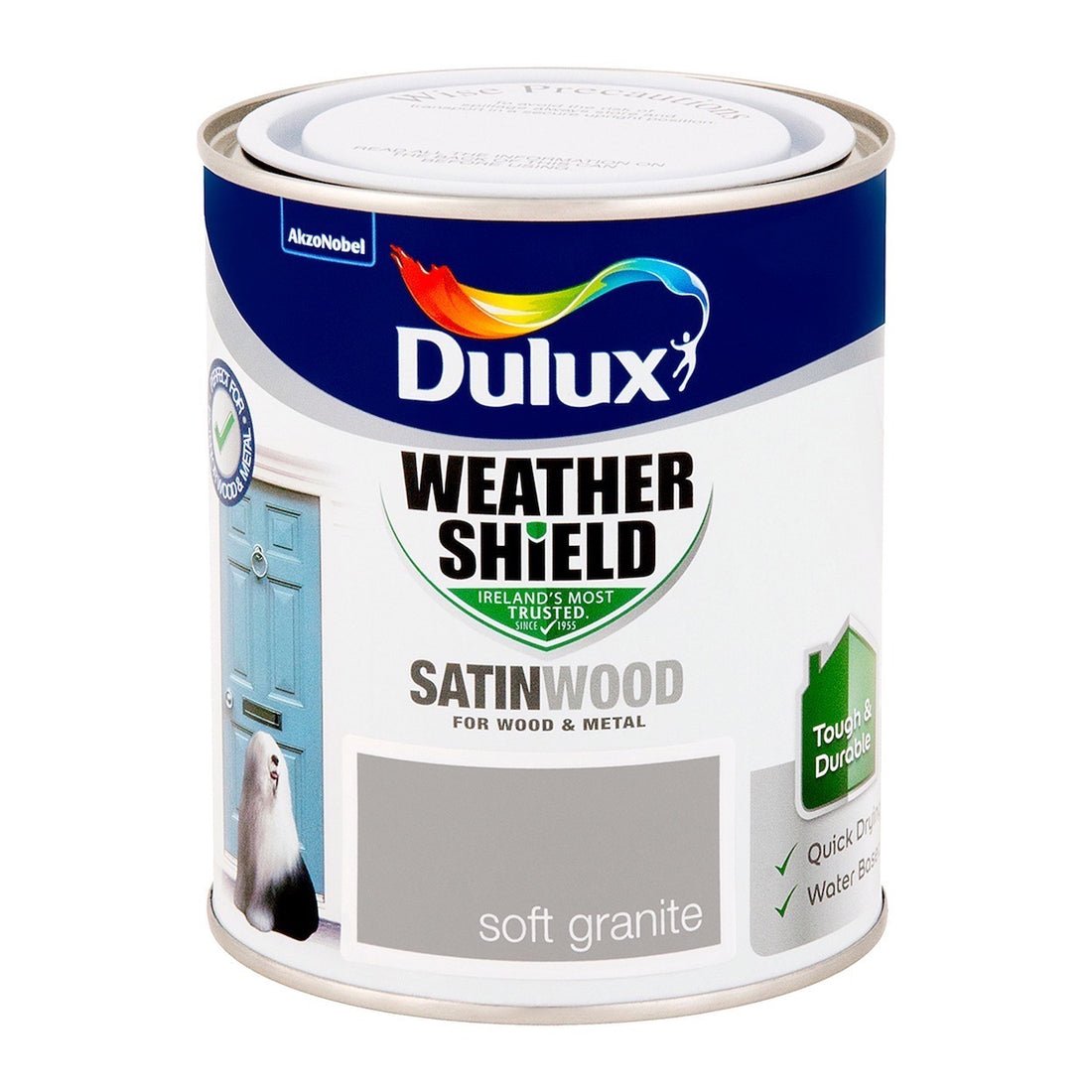 Dulux Weathershield Exterior Satin Soft Granite 750Ml