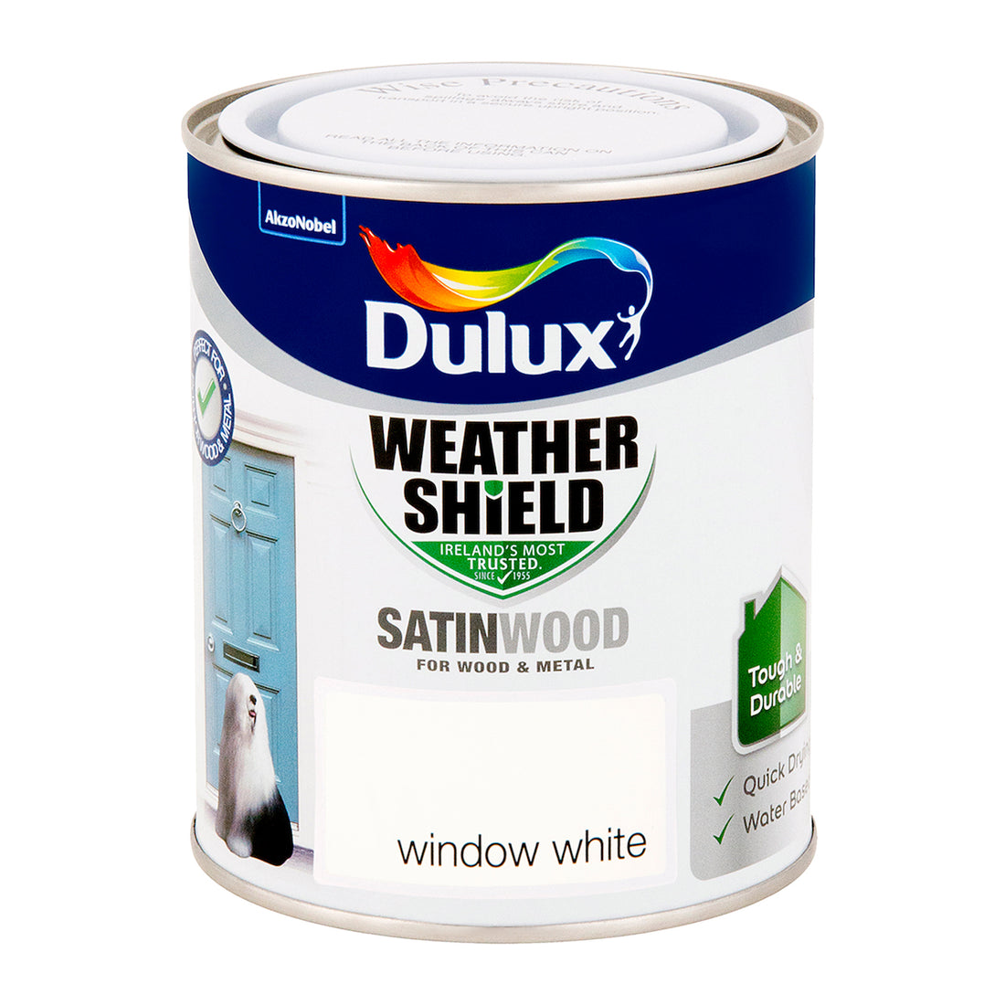 Dulux Weathershield Exterior Satin Window White 750Ml