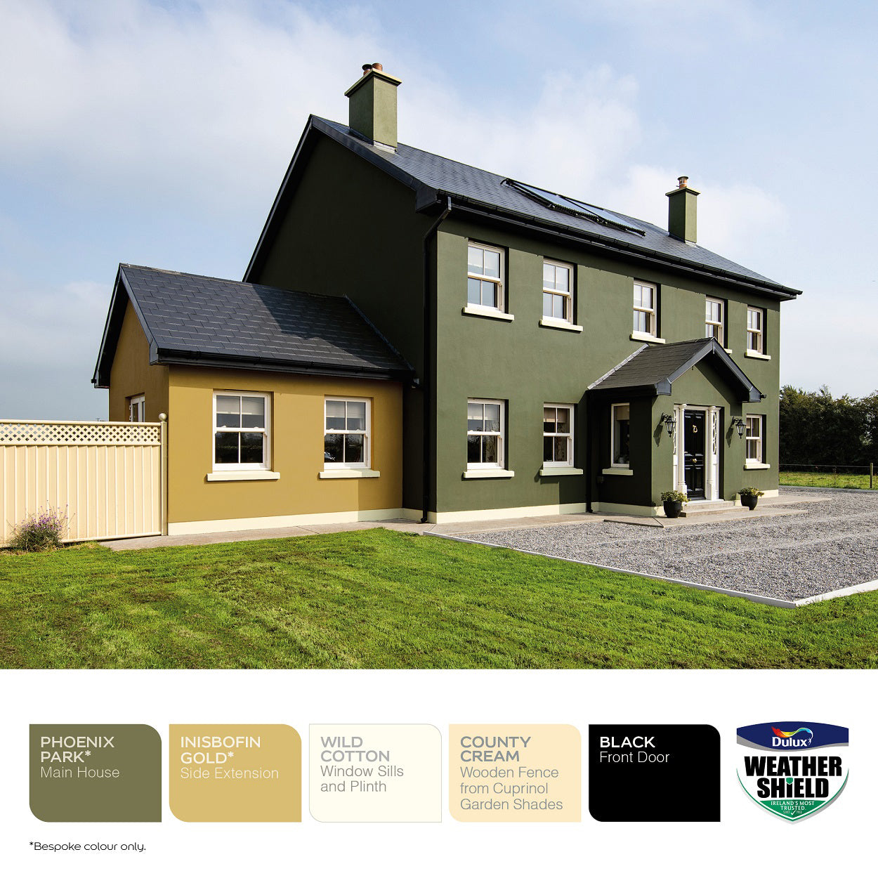Dulux Weathershield Exterior Satin Black 2.5L