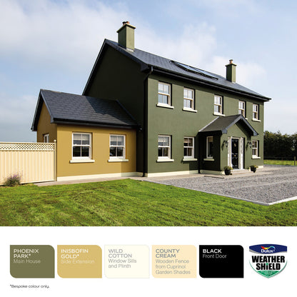 Dulux Weathershield Exterior Satin Black 2.5L