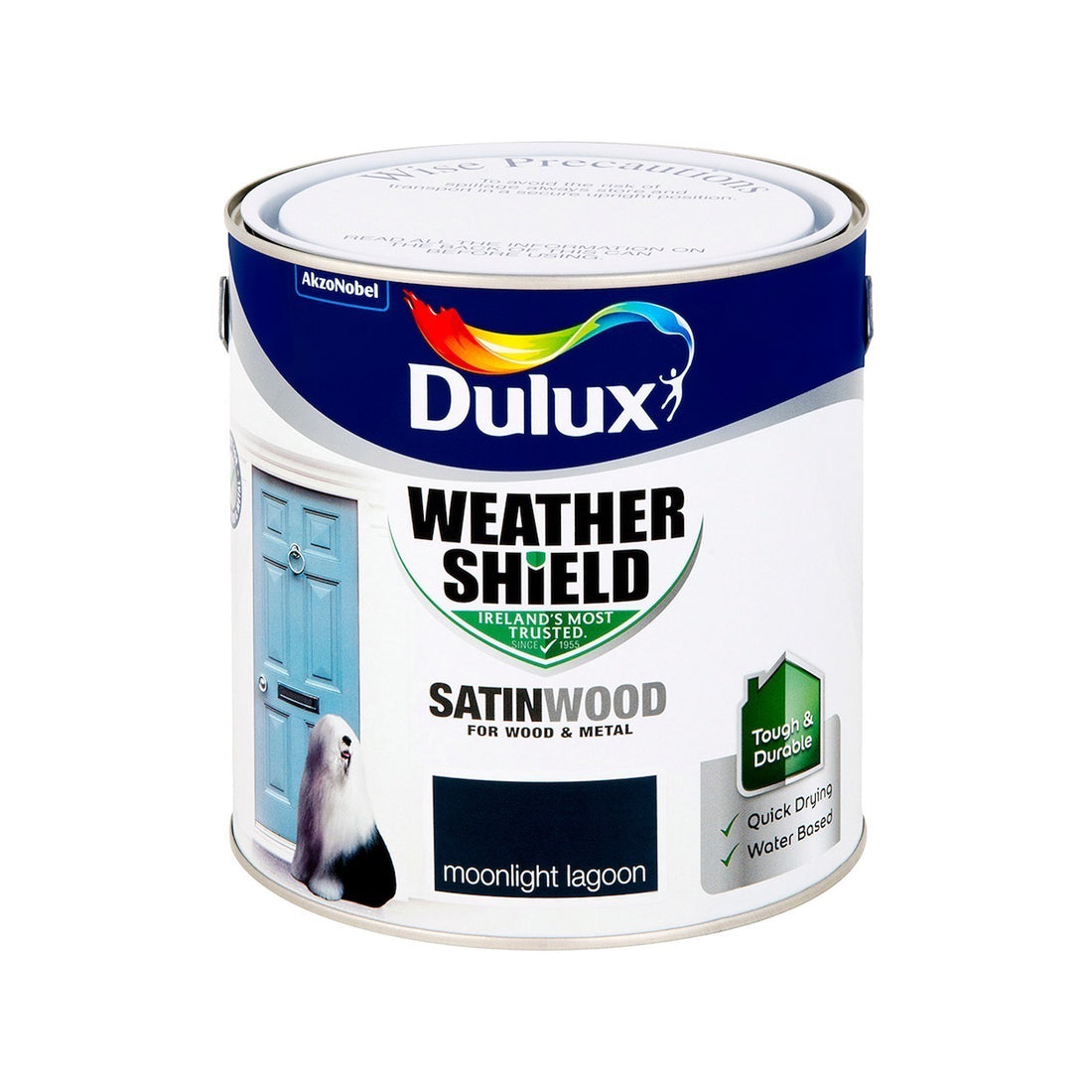 Dulux Weathershield Exterior Satin Moonlight Lagoon 2.5L