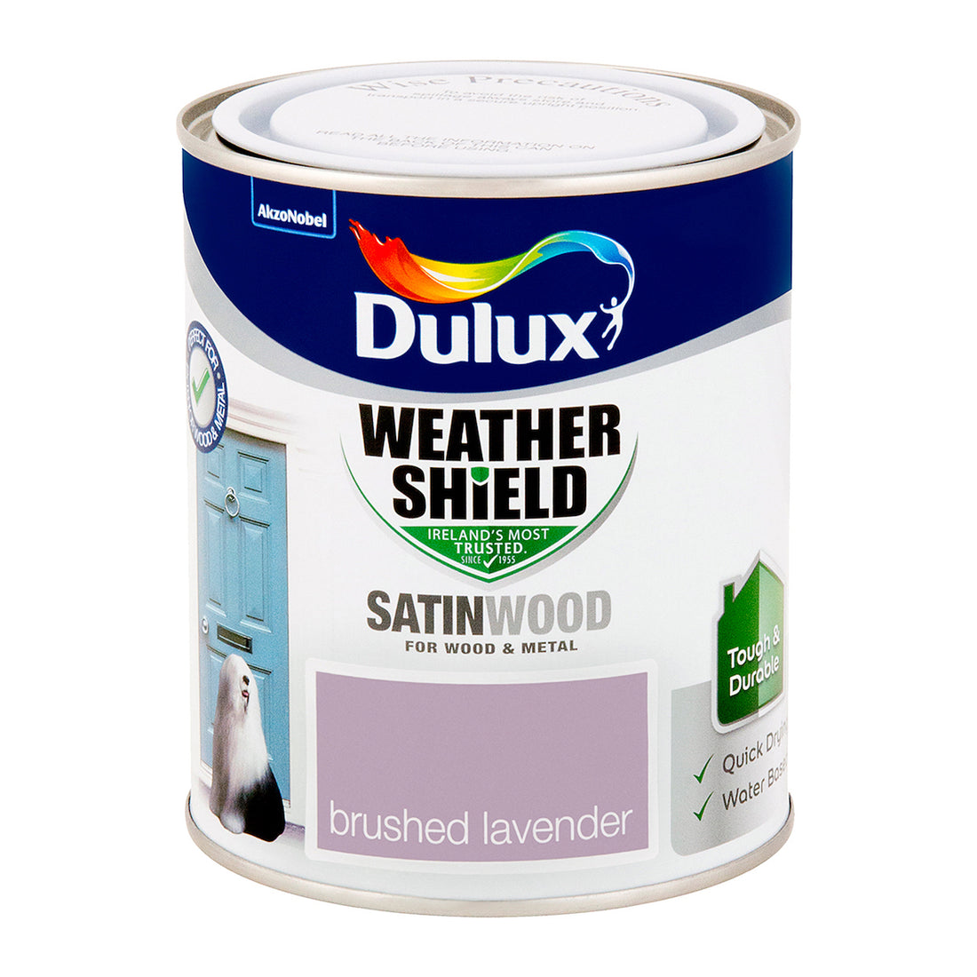 Dulux Weathershield Exterior Satin Brush Lavender 750Ml