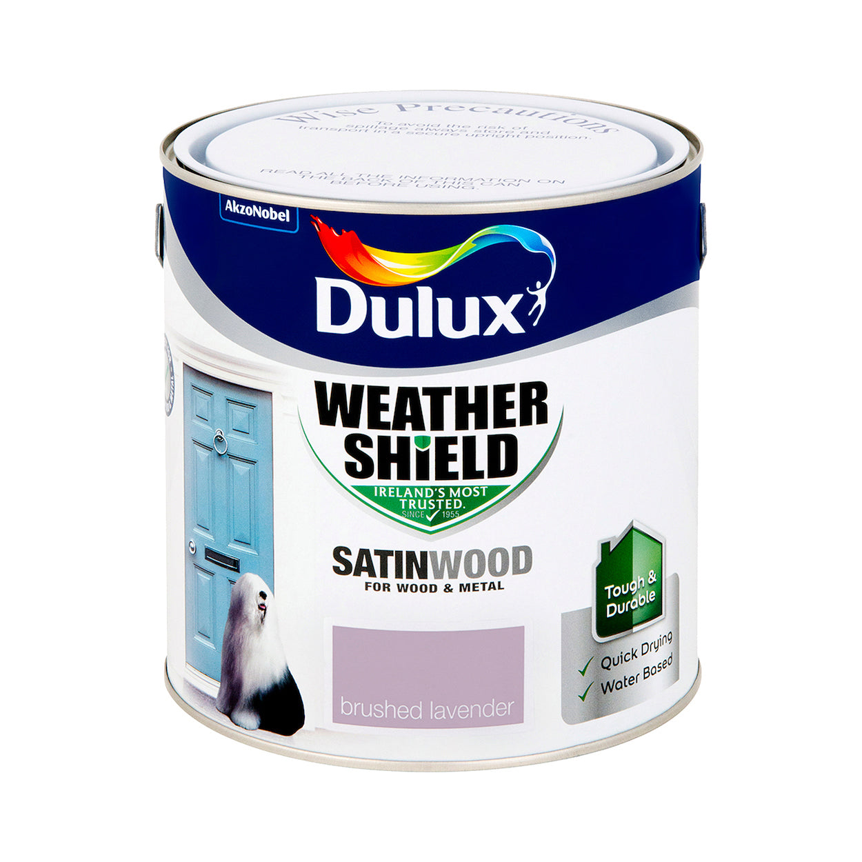 Dulux Weathershield Exterior Satin Brush Lavender 2.5L