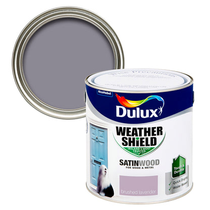 Dulux Weathershield Exterior Satin Brush Lavender 2.5L
