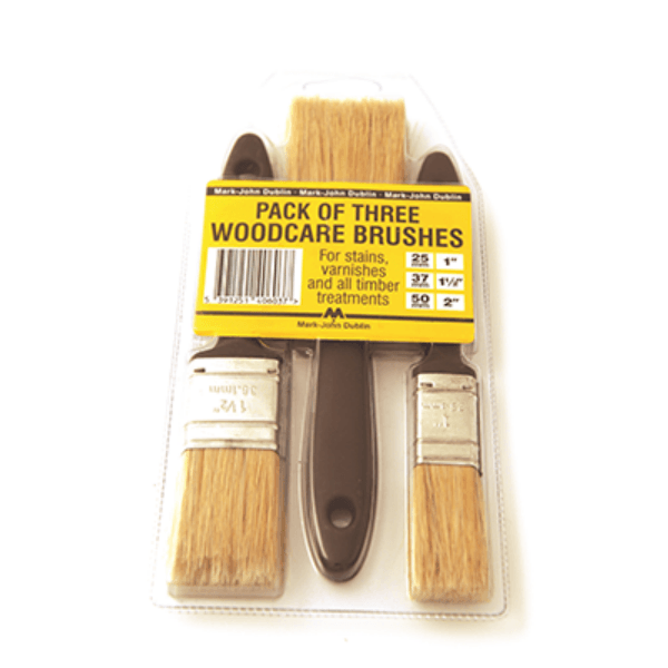 Mark 3 Piece Professional Woodcare Painters Brush Set