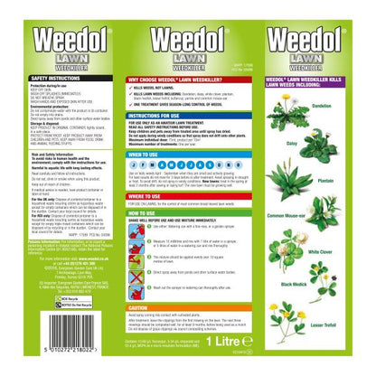 Weedol Lawn Weedkiller Concentrate 1 Litre