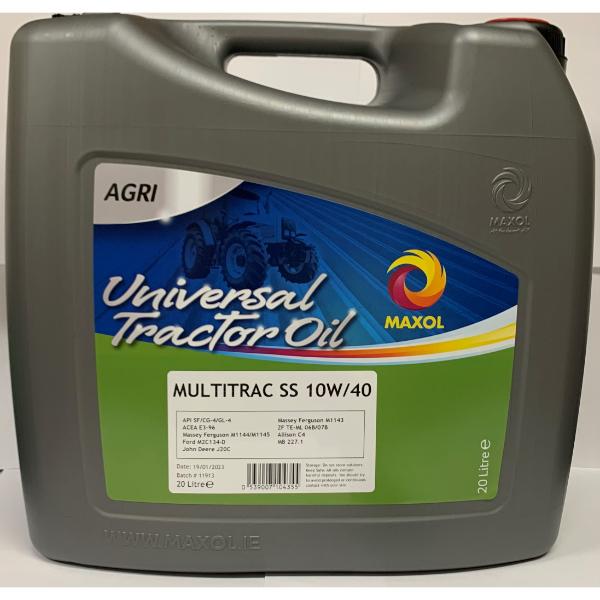 Maxol Multitrac Oil 10W/40W Oil 20L