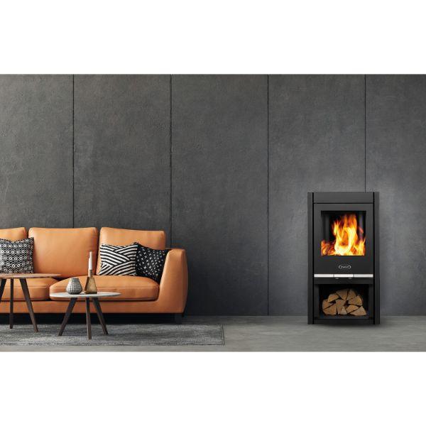 Stanley SOLIS F500 Curved 5kW Multifuel Stove
