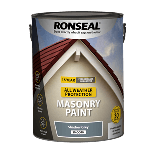 Ronseal All Weather Masonry 10Ltr - Black