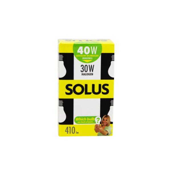 Solus 40W=30W BC Clear A55 Halogen E/Save