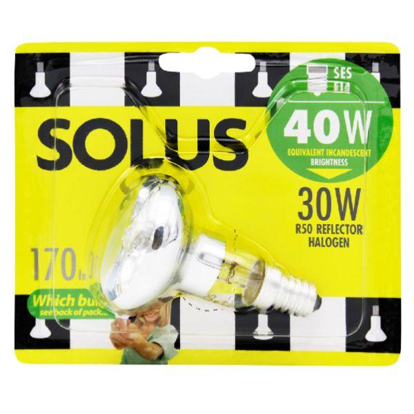 Solus 40W=30W SES R50 Reflector Halogen E/Save