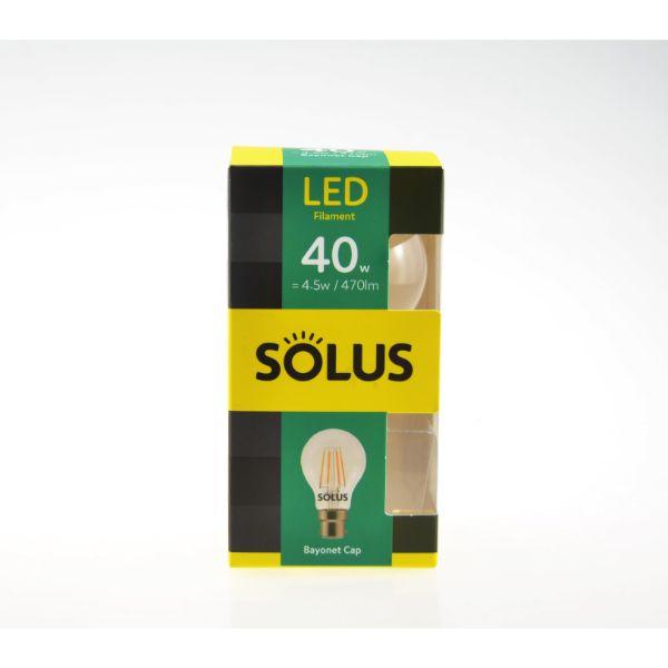 Solus 40W=5W BC Clear A55 LED XCROSS