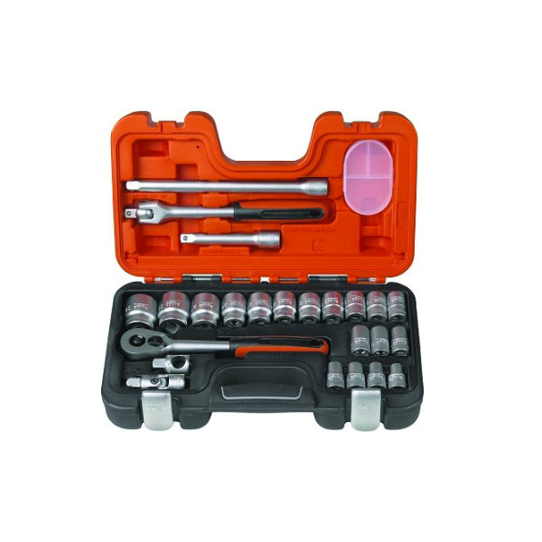 Bahco 24 Piece Socket Set 1/2 Inch Square Drive