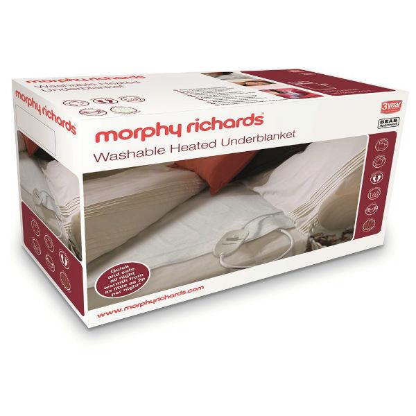 Morphy Richards Single Washable Heated Electric Underblanket